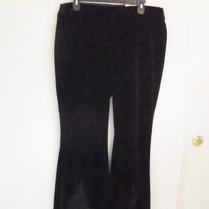 INC black velvet pants (#EV1204)